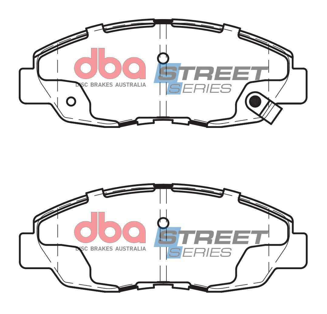 DBA 97-99 Acura CL (4 Cyl) Street Series Front Brake Pads - DB1191SS