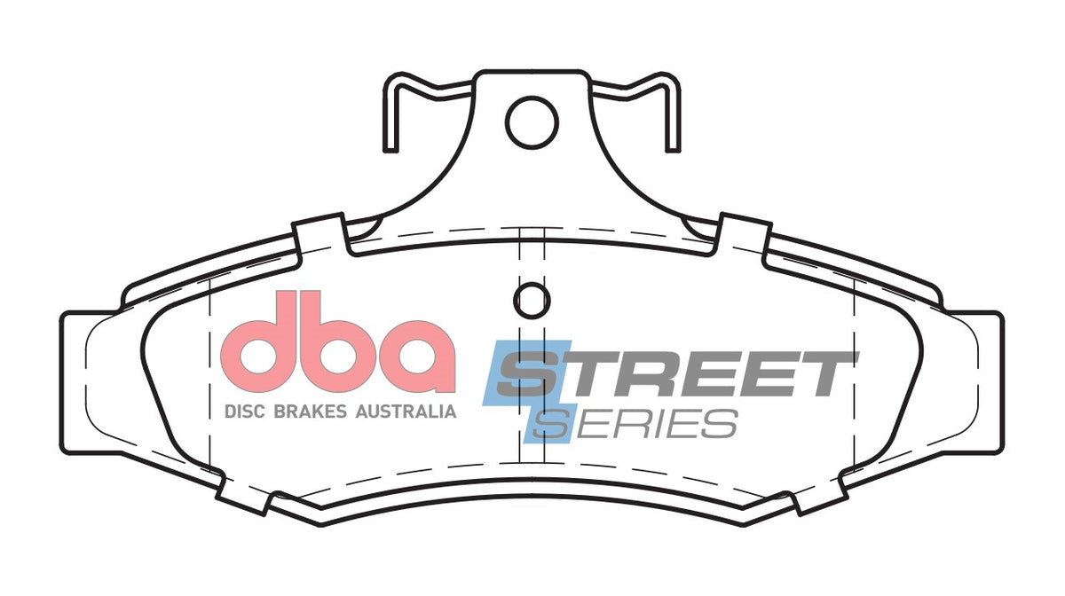 DBA 84-96 Chevrolet Corvette Rear Street Series Brake Pads - DB1354SS