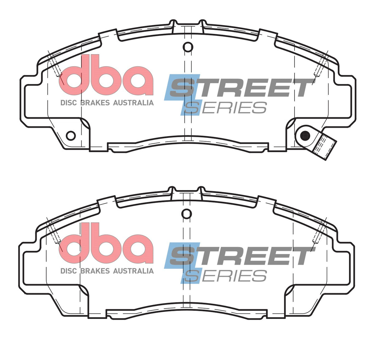 DBA 00-13 Honda Odyssey Street Series Brake Pad Set - DB1393SS