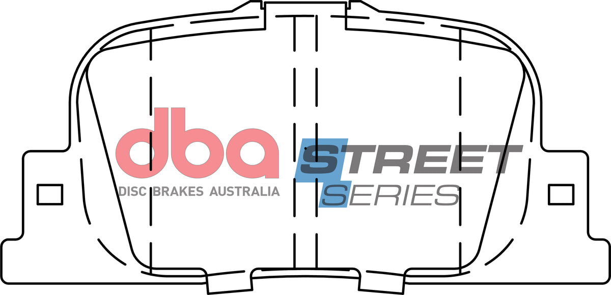 DBA 00-01 Lexus ES300 Street Series Rear Brake Pads - DB1434SS