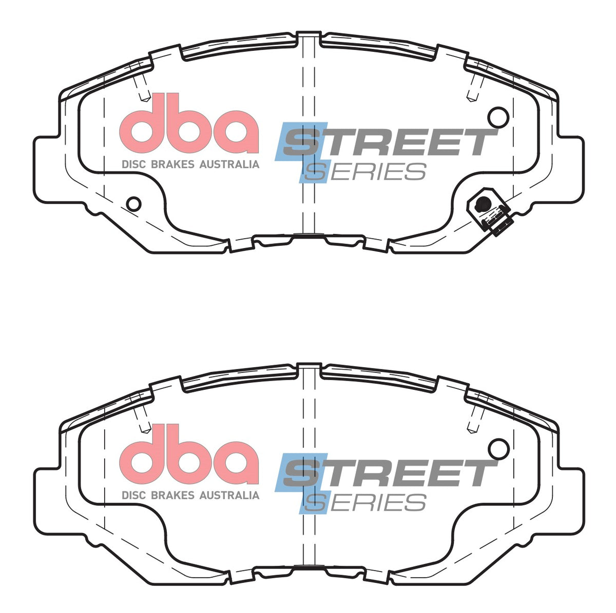 DBA 13-15 Acura ILX 2.0L (280mm Front Rotor Excl Hybrid) Street Series Front Brake Pads - DB1481SS