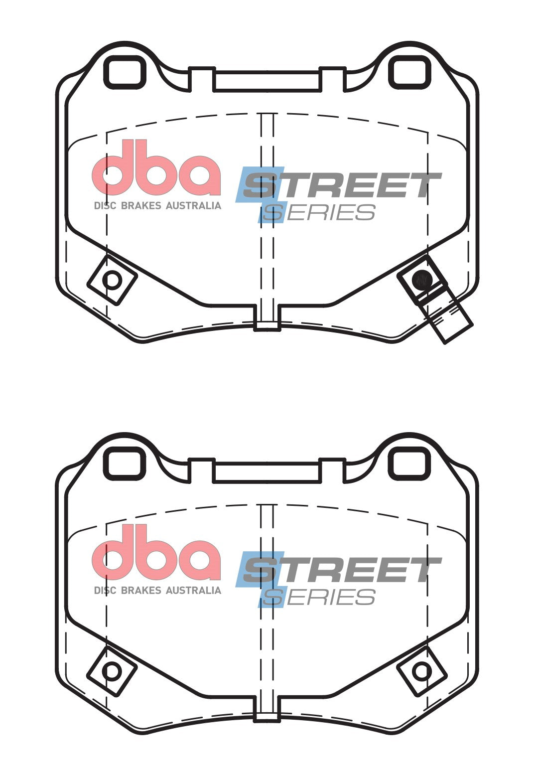 DBA 18-21 Subaru WRX STI Rear Street Series Brake Pads - DB15007SS