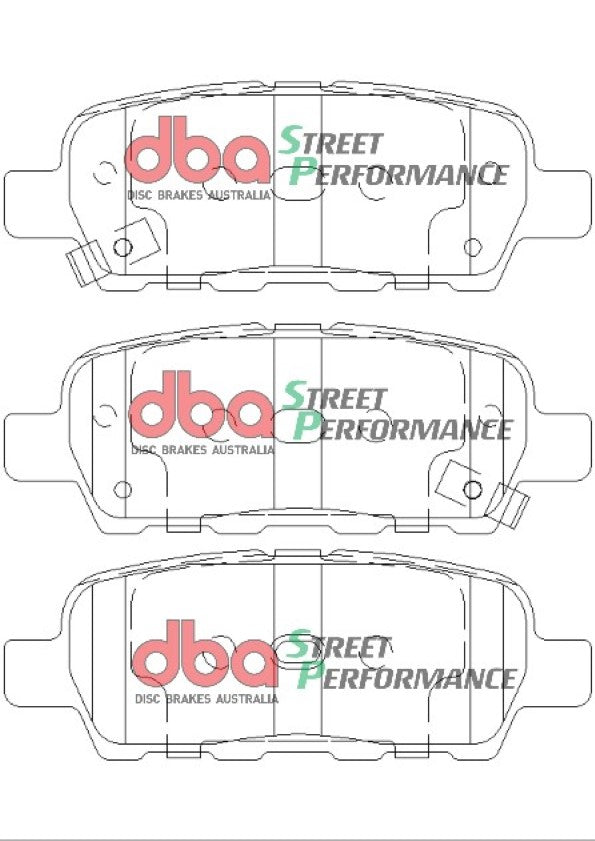 DBA 07-13 Nissan Sentra SP500 Rear Brake Pads - DB1509SP