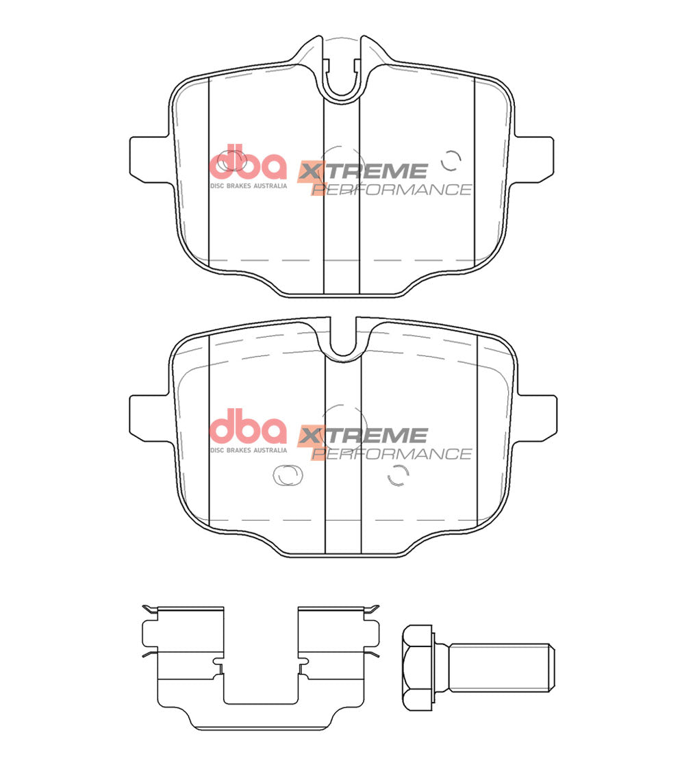 DBA 19-22 BMW 330i (Excl M Sport Package/Brakes) Rear XP Performance Brake Pads - DB15109XP