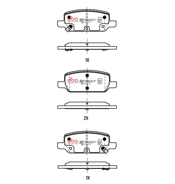DBA 17-23 Tesla 3 Rear SSEV Street Series Brake Pads - DB15159SSEV