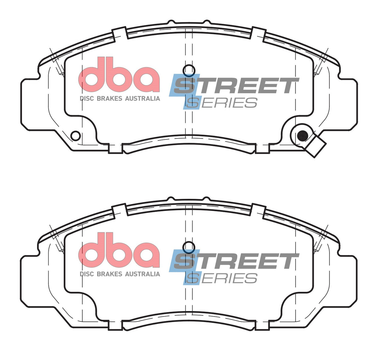 DBA 06-11 Acura CSX Front Street Series Brake Pads - DB1515SS