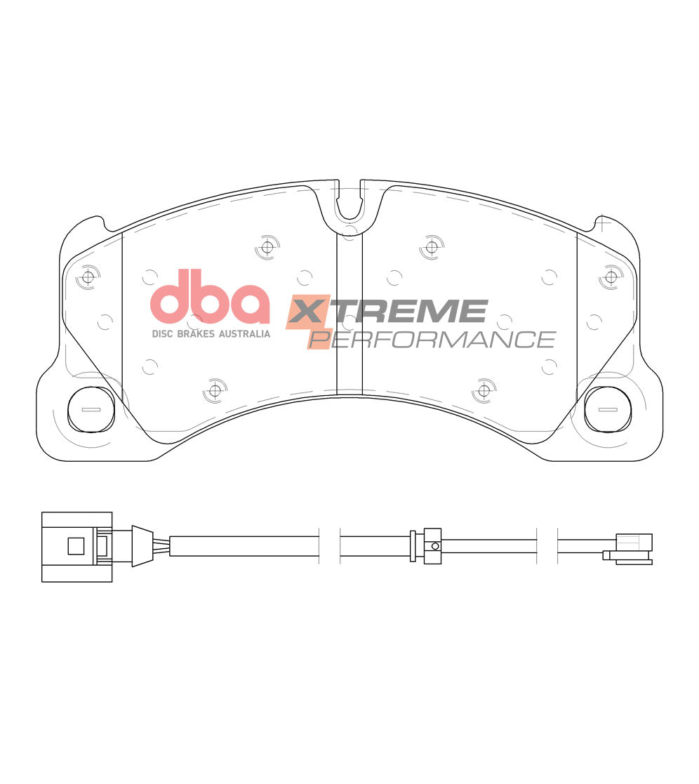 DBA 15-20 Mercedes-Benz C300 (w/Sport Package/AMG Sport Package) Front XP Performance Brake Pads - DB15182XP