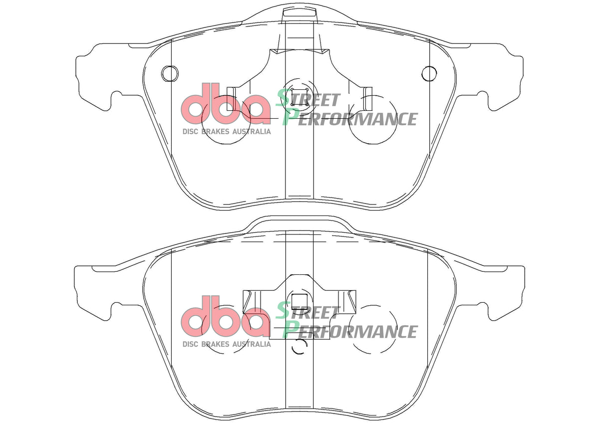 DBA 03-14 Volvo XC90 (w/316mm Front Rotor) Front SP Performance Brake Pads - DB1658SP