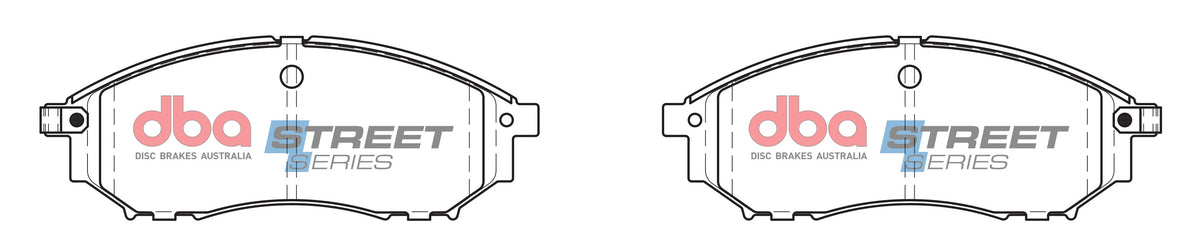 DBA 09-13 Infiniti G37 (Excl Sport Brake Pkg) Street Series Front Brake Pads - DB1696SS