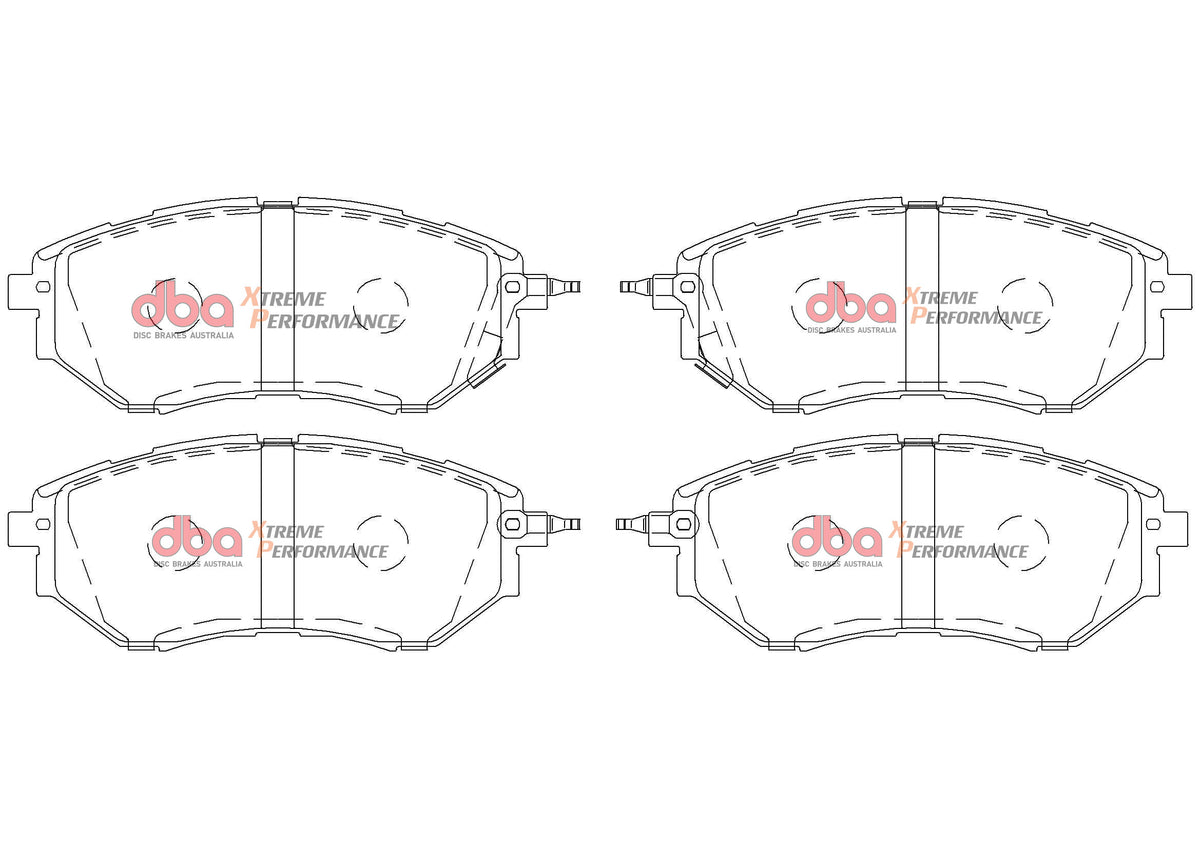 DBA 05-08 Subaru Legacy XP650 Front Brake Pads - DB1722XP
