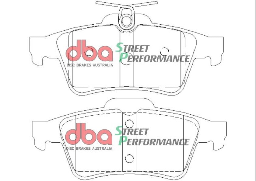 DBA 08-10 Chevrolet Cobalt (Rear Rotor) SP Performance Rear Brake Pads - DB1763SP