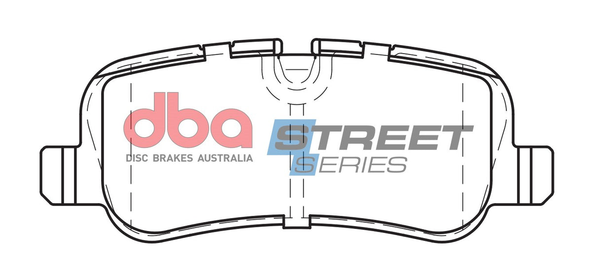 DBA 06-13 Land Rover Range Rover Sport HSE V6 Rear Street Series Brake Pads - DB1781SS