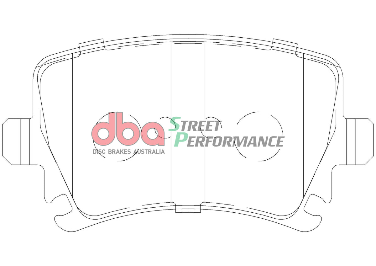 DBA 06-09 Audi A3 Rear SP Performance Brake Pads - DB1865SP