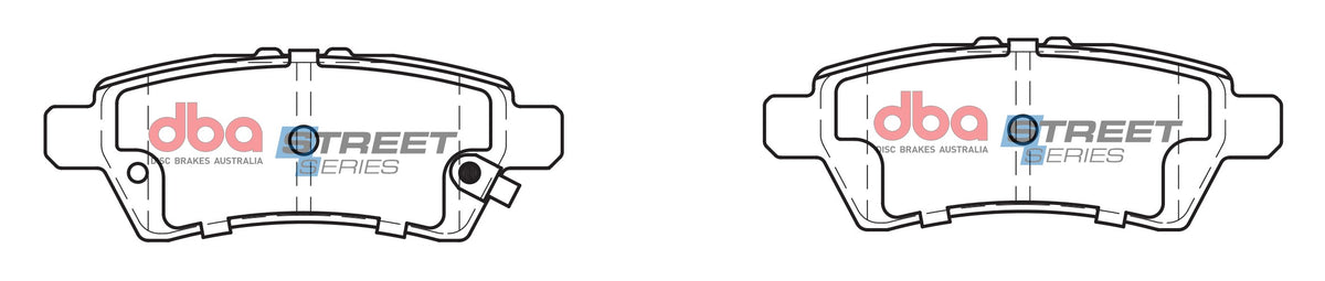 DBA 04-12 Nissan Pathfinder 4.0L Street Series Rear Brake Pads - DB1919SS