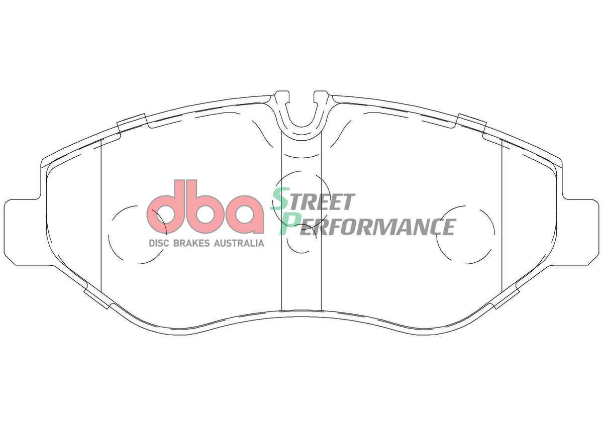 DBA 07-09 Dodge Sprinter 2500 (w/285mm Frt Rotor/Bosch Pin Type) Front SP Performance Brake Pads - DB1973SP