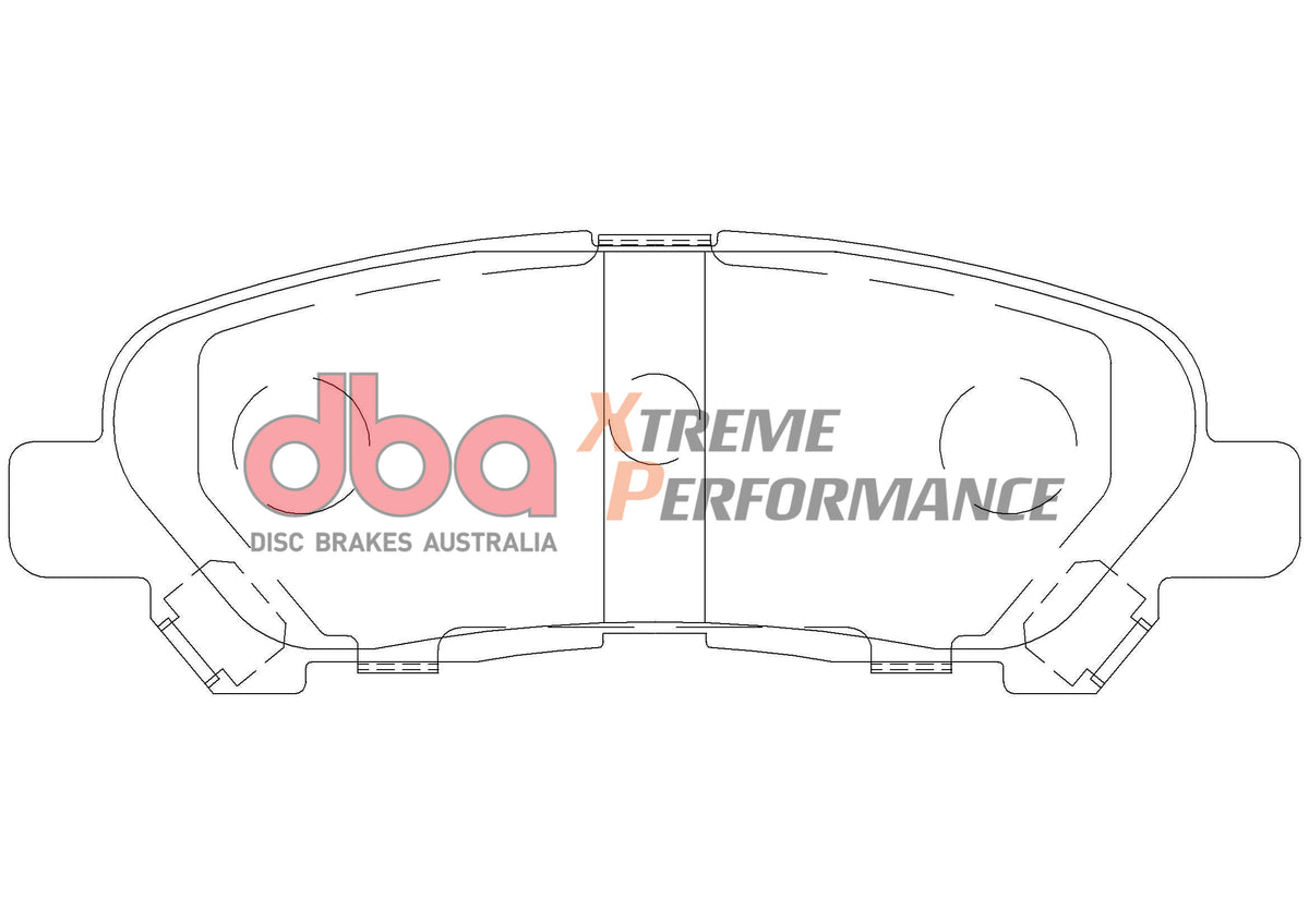 DBA 08-13 Toyota Highlander Rear XP Performance Brake Pads - DB2005XP