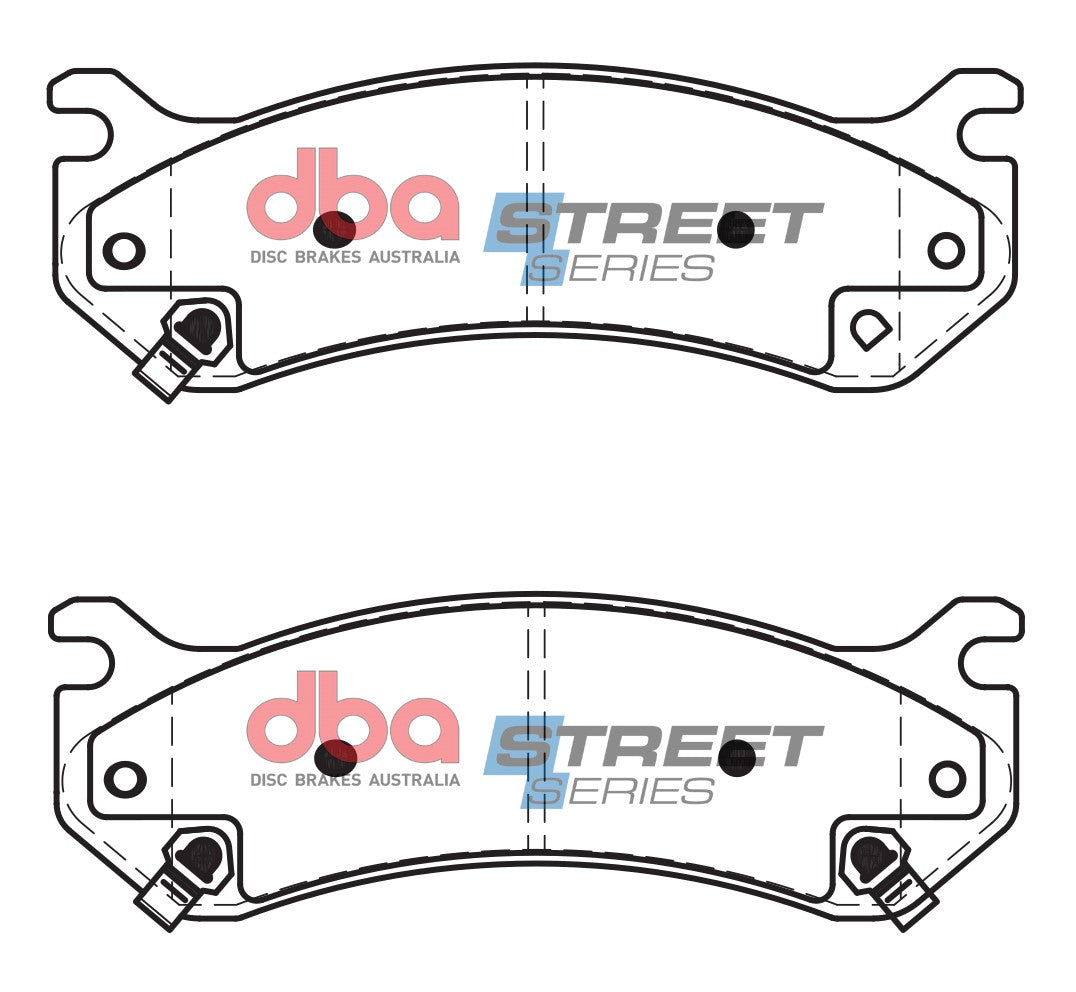 DBA 02-06 Cadillac Escalade AWD Street Series Front Brake Pads - DB2080SS