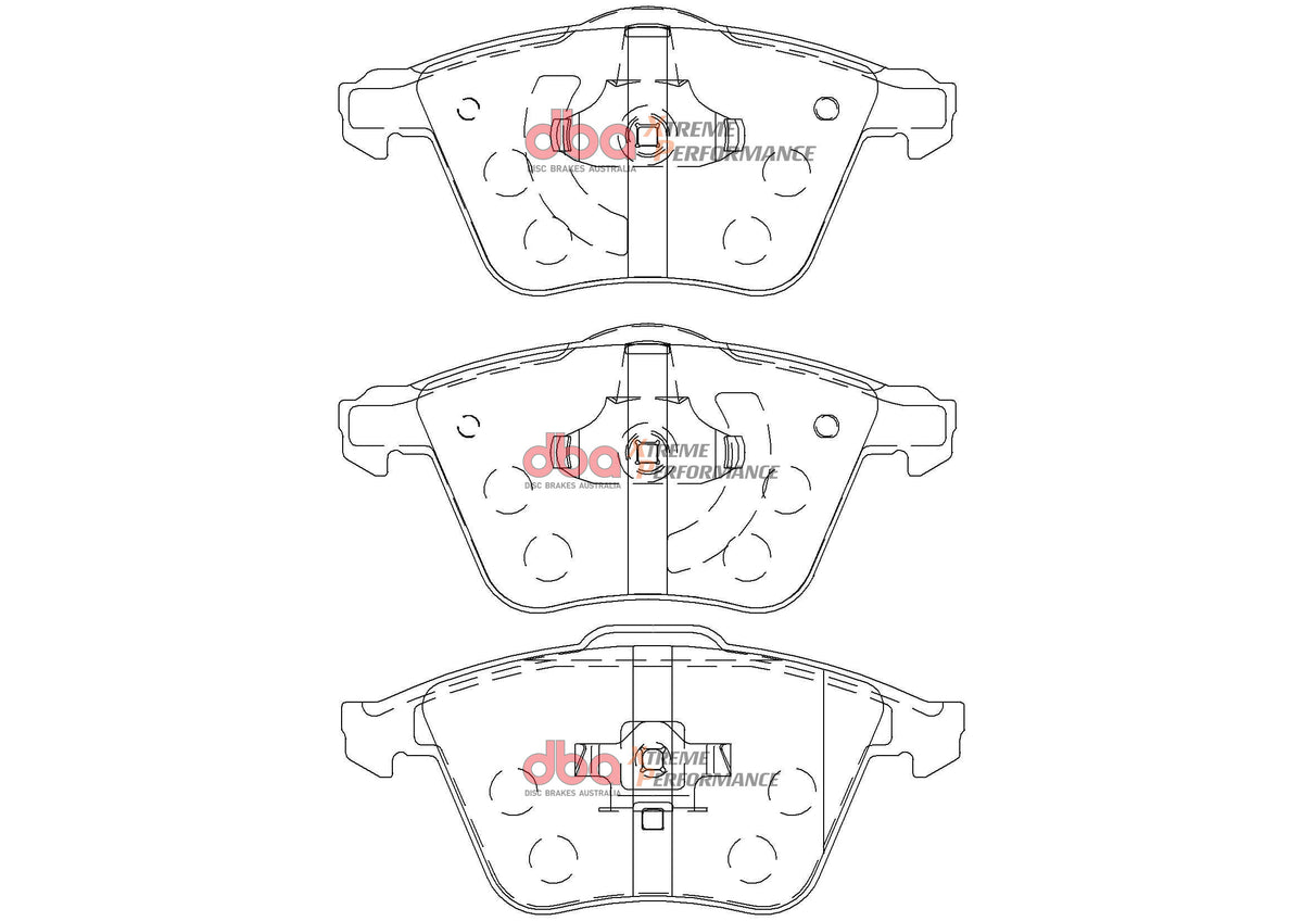 DBA 06-13 Mazda Mazdaspeed3 2.3T (BK/BL) XP Performance Front Brake Pads - DB2176XP