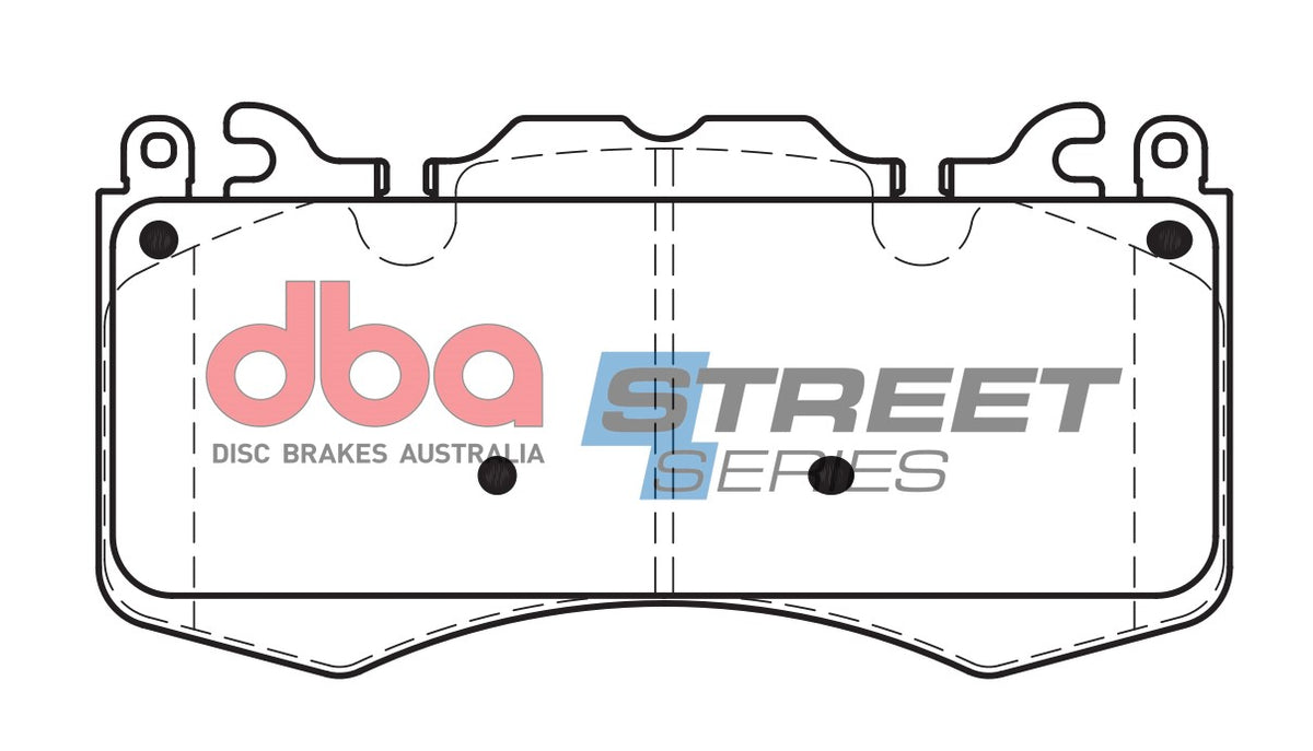 DBA 20-22 Land Rover Defender (380mm Front Rotor) Front Street Series Brake Pads - DB2204SS