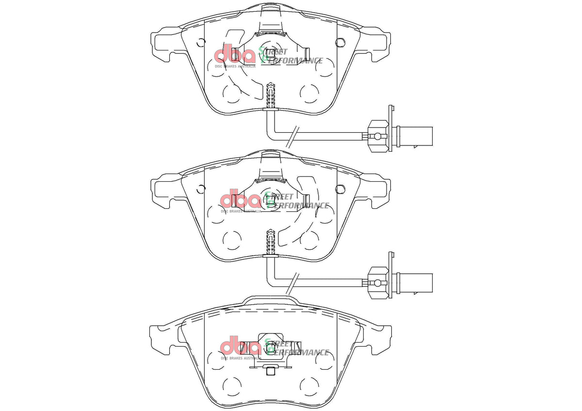 DBA 08-15 Audi TTS Quattro Front SP Performance Brake Pads - DB2210SP