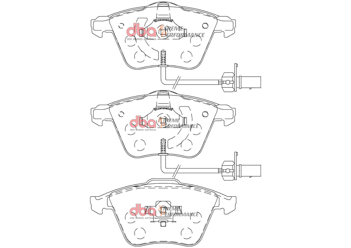 DBA 09-15 Audi TTS Quattro Front XP Performance Brake Pads - DB2210XP