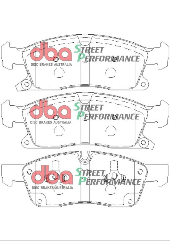 DBA 11-20 Dodge Durango (330mm Front Rotor) SP Performance Front Brake Pads - DB2216SP