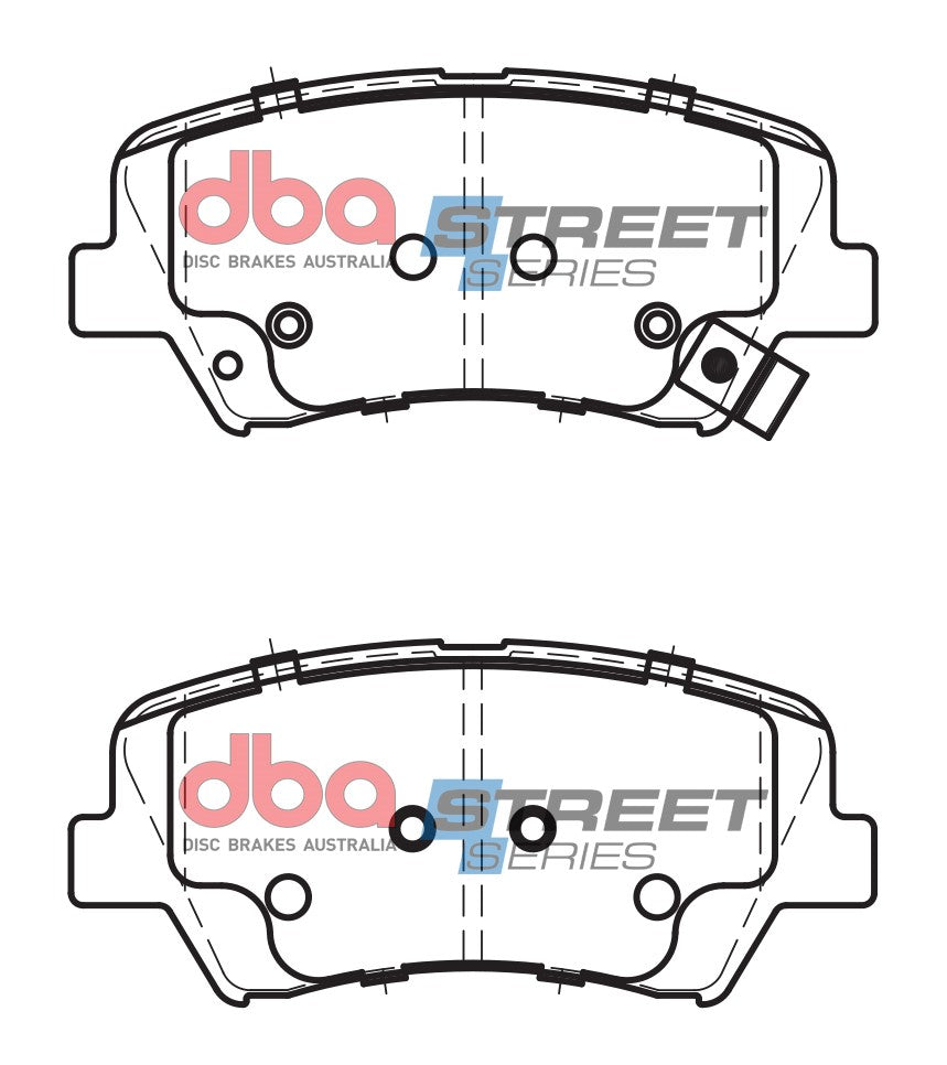 DBA 11-16 Hyundai Elantra Coupe Street Series Front Brake Pads - DB2240SS