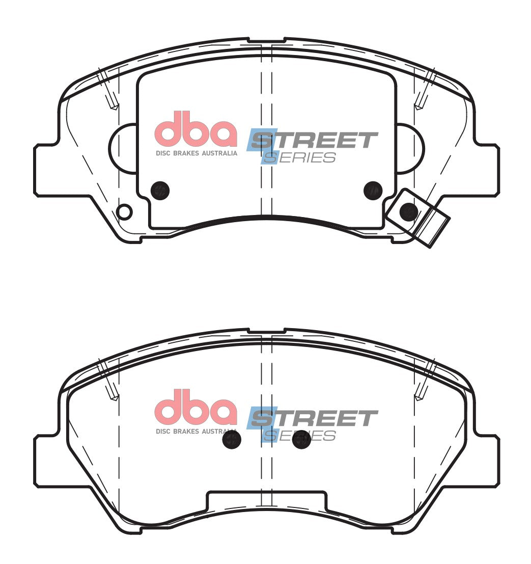 DBA 12-17 Hyundai Accent Street Series Front Brake Pads - DB2272SS