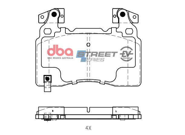 DBA 13-19 Cadillac ATS (w/Brembo Front Caliper) Front SSEV Street Series Brake Pads - DB2358ASSEV