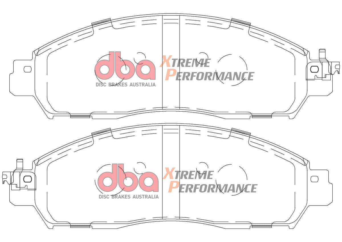 DBA 2015+ Nissan Navara NP300 2.5L XP Performance Front Brake Pads - DB2374XP