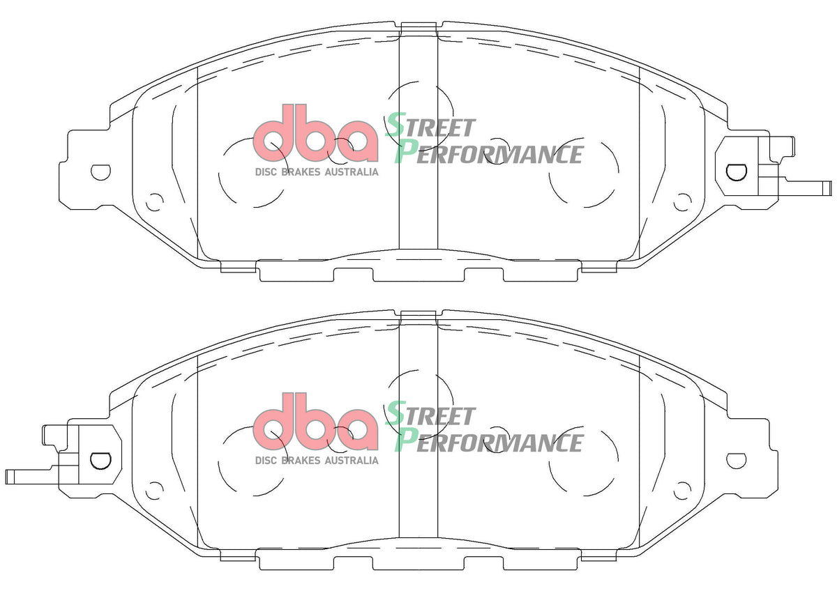 DBA 2013 Infiniti JX35 Front SP Performance Brake Pads - DB2378SP