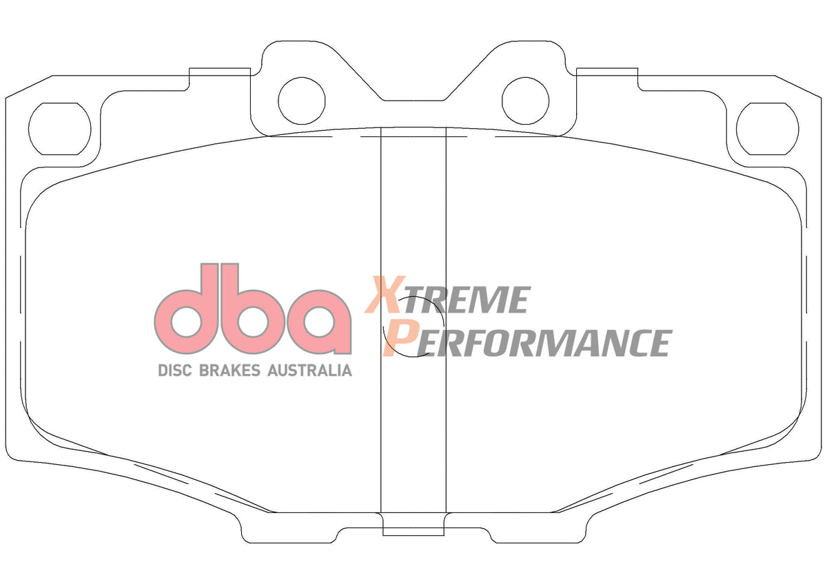 DBA 83-90 Toyota Land Cruiser XP Performance Front Brake Pads - Front - DB288XP