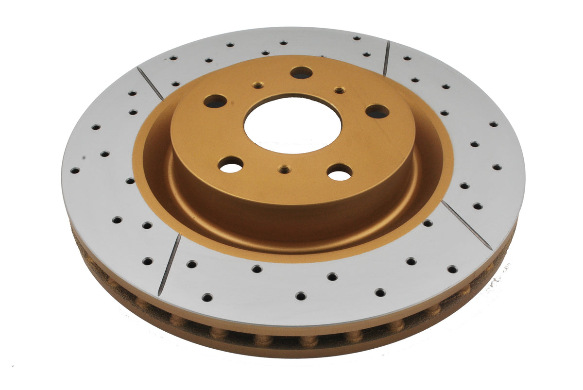 DBA 2009 Pontiac G8 GT 6.0L (V8) Uni-Directional Cross-Drilled/Slotted Front Rotor - DBA2028X