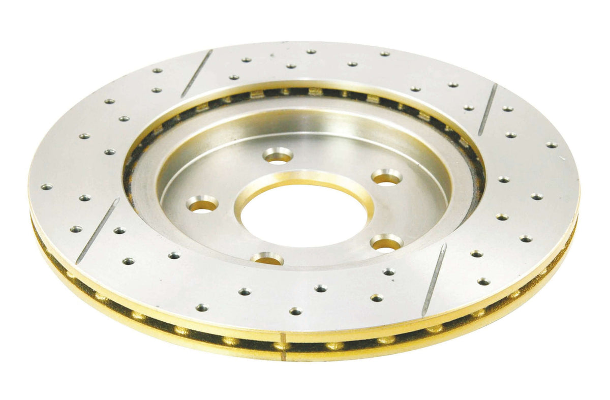 DBA 05-14 Ford Mustang GT Rear Drilled & Slotted Street Series Rotor - DBA2114X
