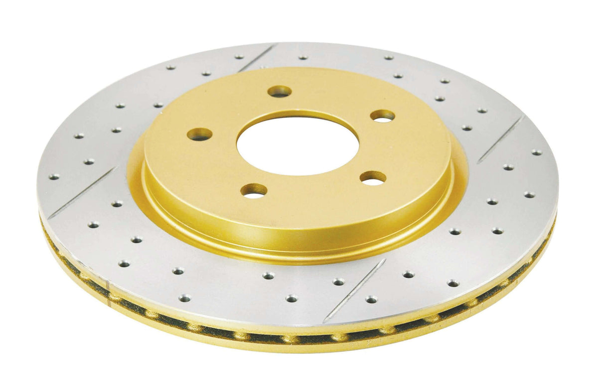 DBA 05-14 Ford Mustang GT Rear Drilled & Slotted Street Series Rotor - DBA2114X