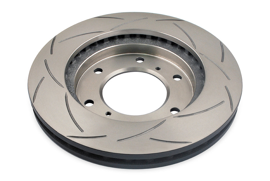 DBA Mitsubishi 07+ Triton ML/MN / 09-14 Challenger PB/PC Front T2 Slotted 4x4 Survival Series Rotor - DBA2208S