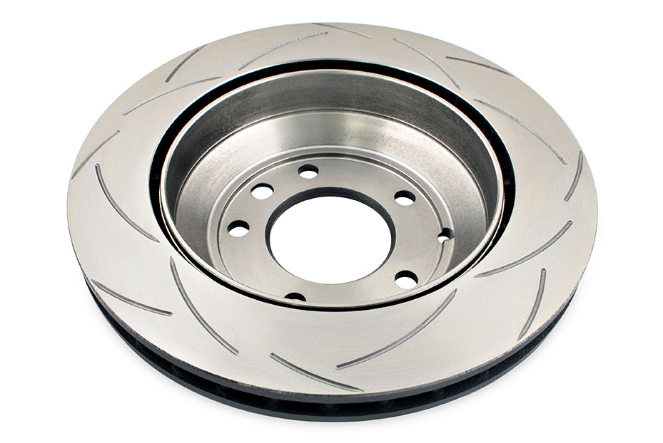 DBA 07-18 Audi Q7 Iron Rotor Rear Street Series Slotted Brake Rotor - DBA2245S