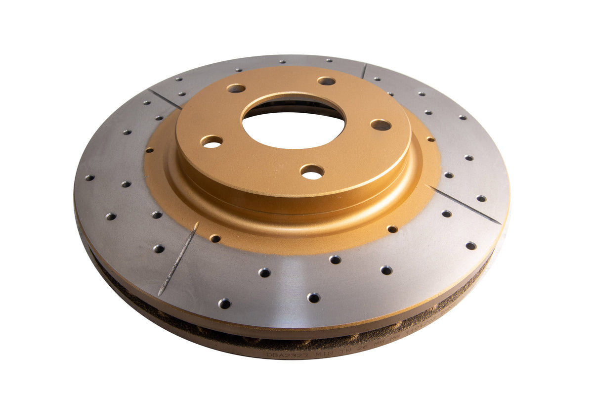 DBA 03-04 Infiniti M45 Front Drilled & Slotted Street Series Rotor - DBA2327X