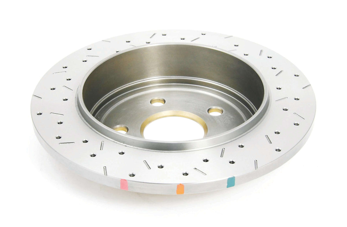 DBA 06-10 Jeep Commander Rear Drilled & Slotted Street Series Rotor - DBA2531X