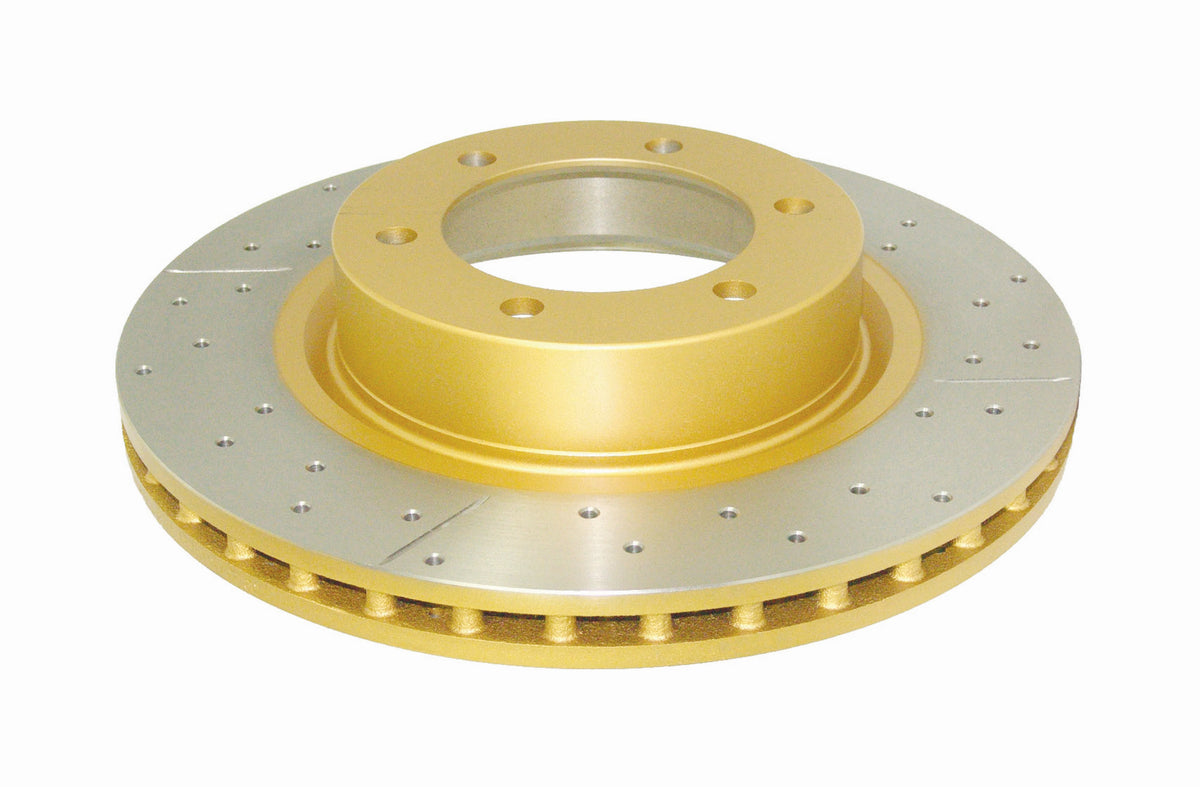 DBA 09/02+ Toyota Landcruiser 17in Wheel Front Drilled & Slotted Street Series Rotor - DBA2700X