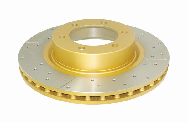 DBA 09/02+ Toyota Landcruiser 17in Wheel Front Drilled & Slotted Street Series Rotor - DBA2700X