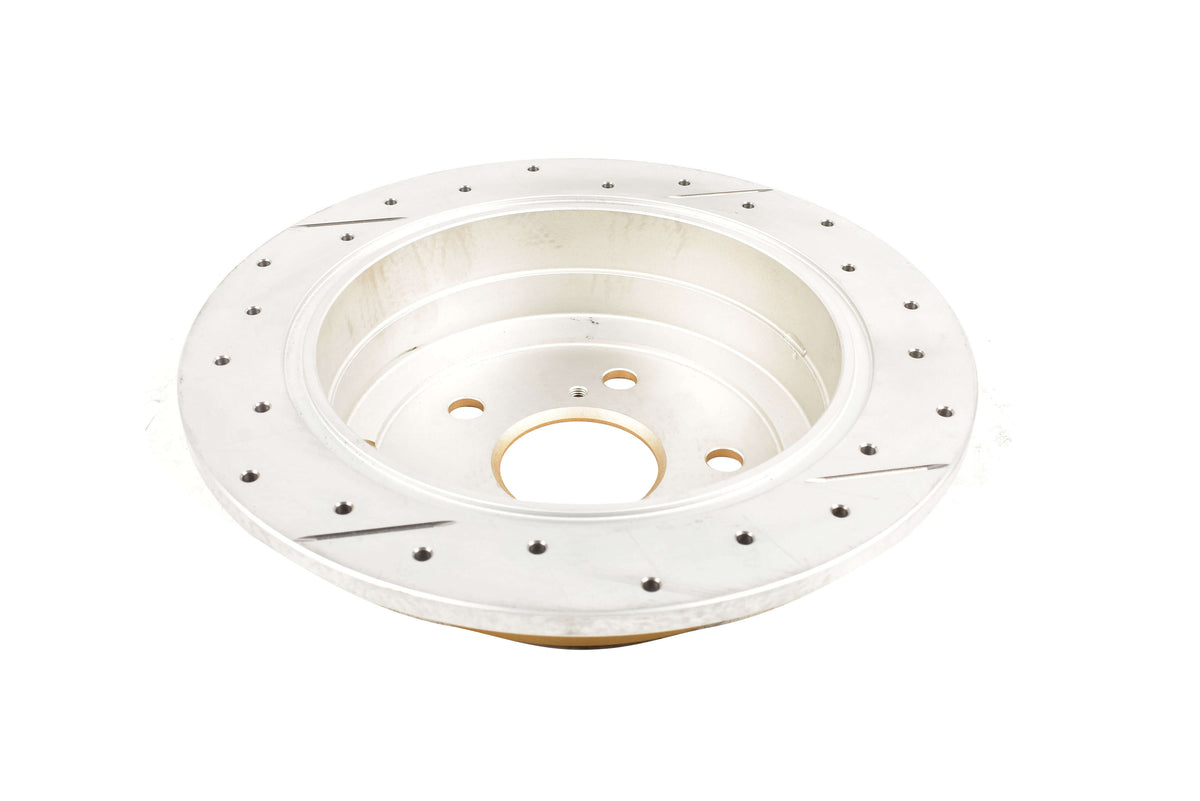 DBA 02-08 Lexus ES300 Rear Street Series Drilled & Slotted Rotor w/Gold Hat - DBA2707X