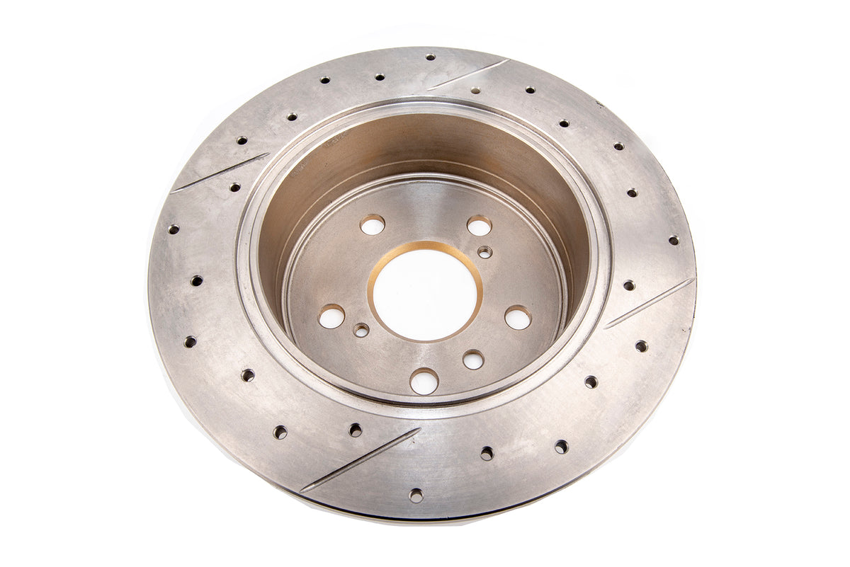 DBA 13-18 Lexus ES300h Rear Drilled & Slotted Street Series Rotor - DBA2713X