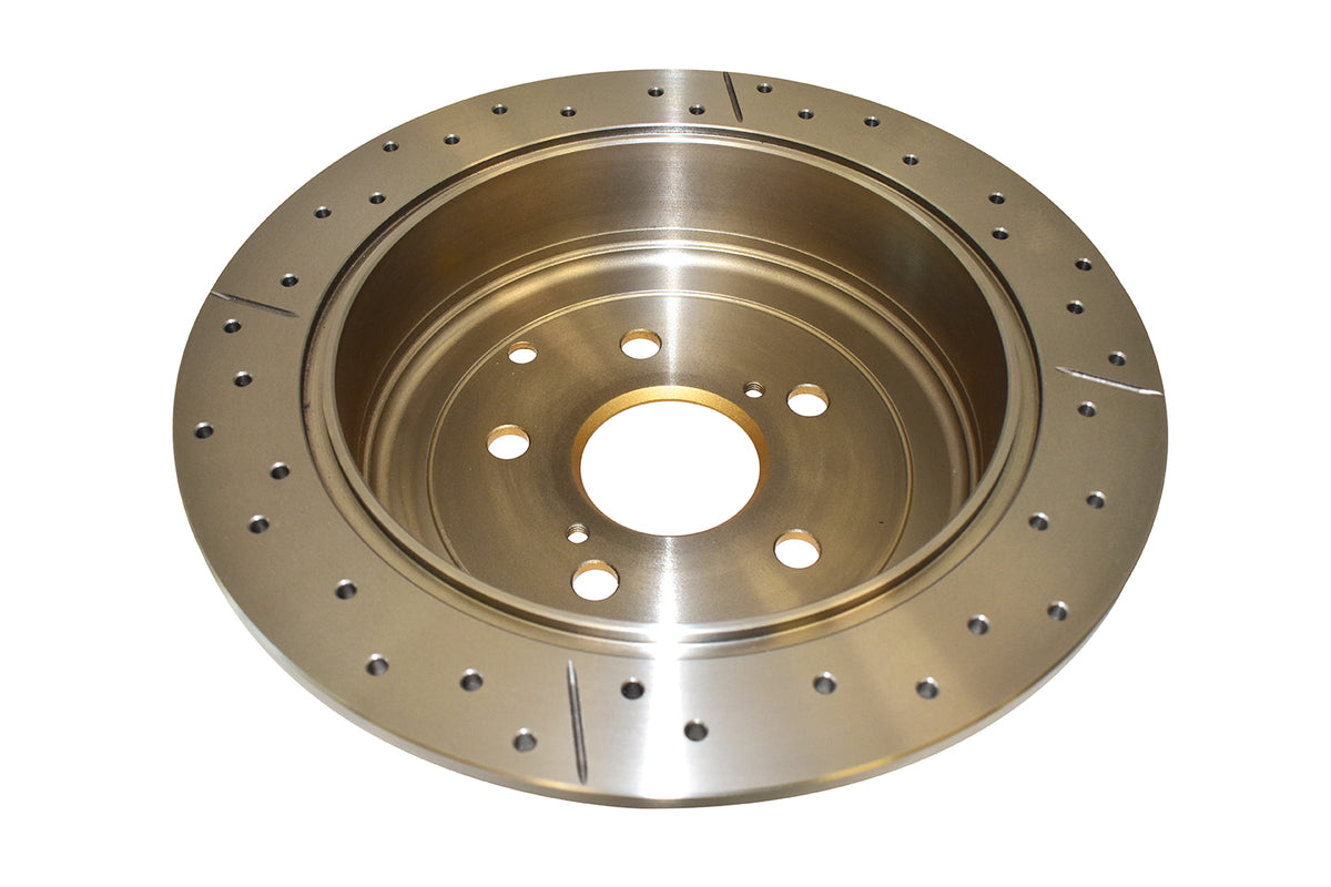 DBA 10-15 Lexus RX350 Rear Drilled & Slotted Street Series Rotor - DBA2733X