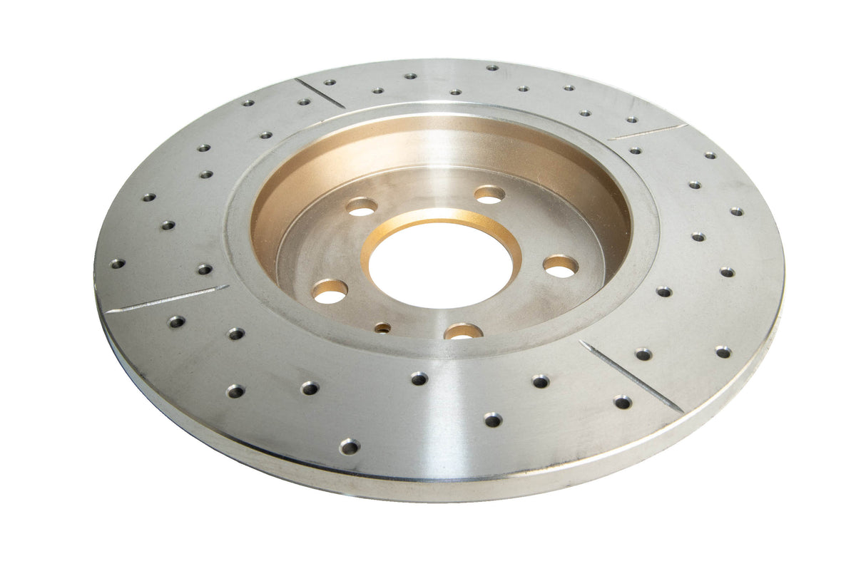 DBA 09-20 Audi A4 Rear Drilled & Slotted Street Series Rotor - DBA2823X