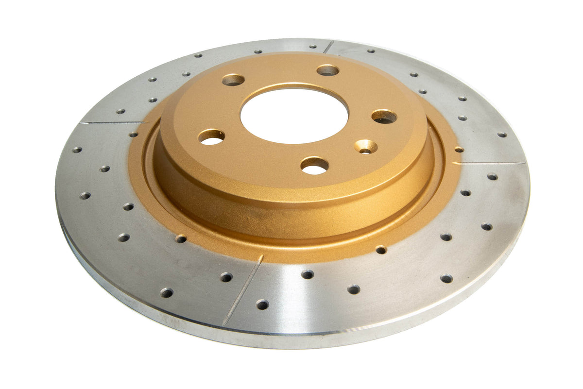 DBA 09-20 Audi A4 Rear Drilled & Slotted Street Series Rotor - DBA2823X