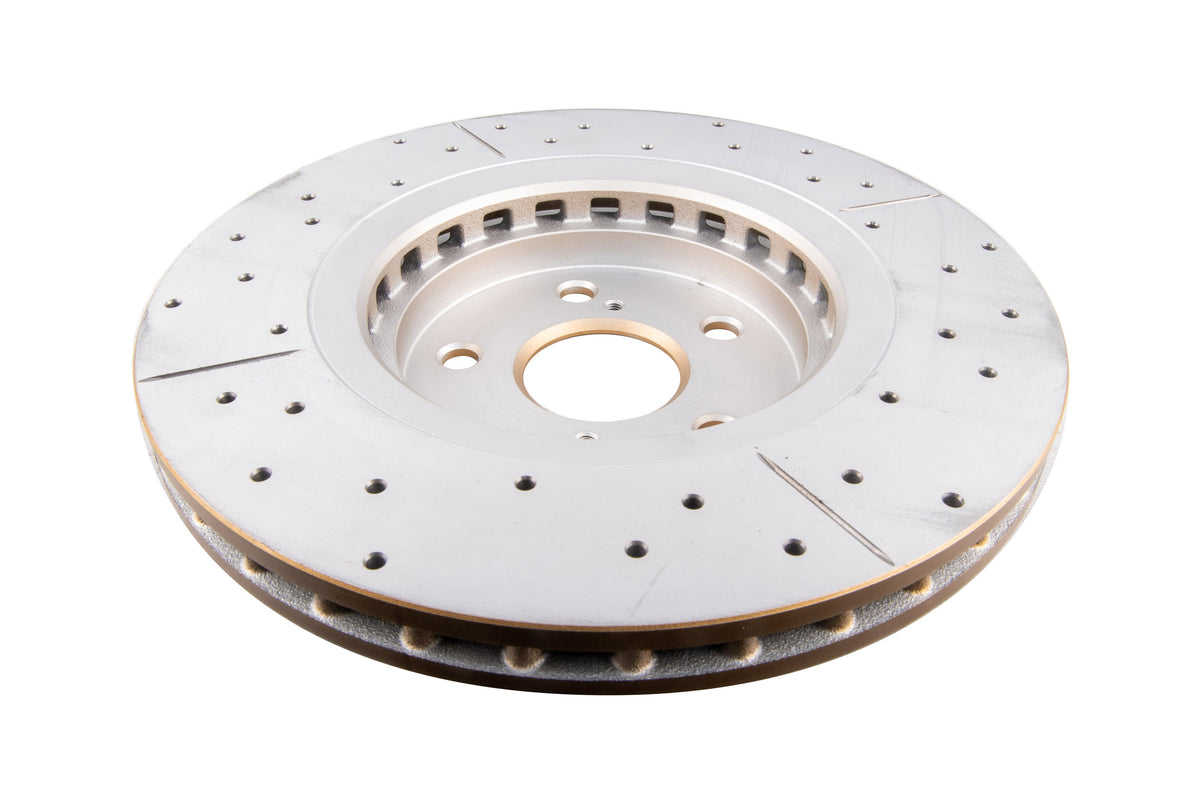 DBA 15-18 Lexus NX200t Front Drilled & Slotted Street Series Rotor - DBA3450X