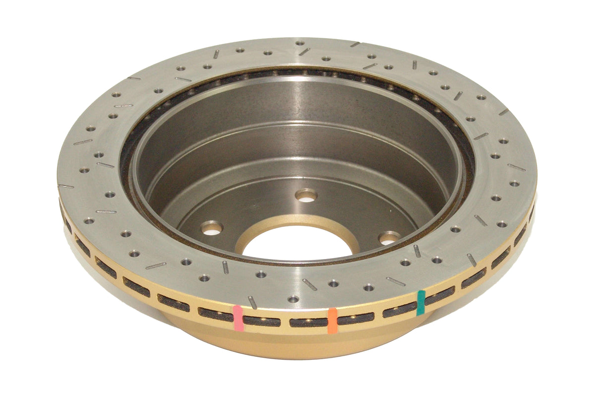 DBA 05 Pontiac GTO Rear Slotted & Drilled 4000 Series Rotor - DBA42021XS