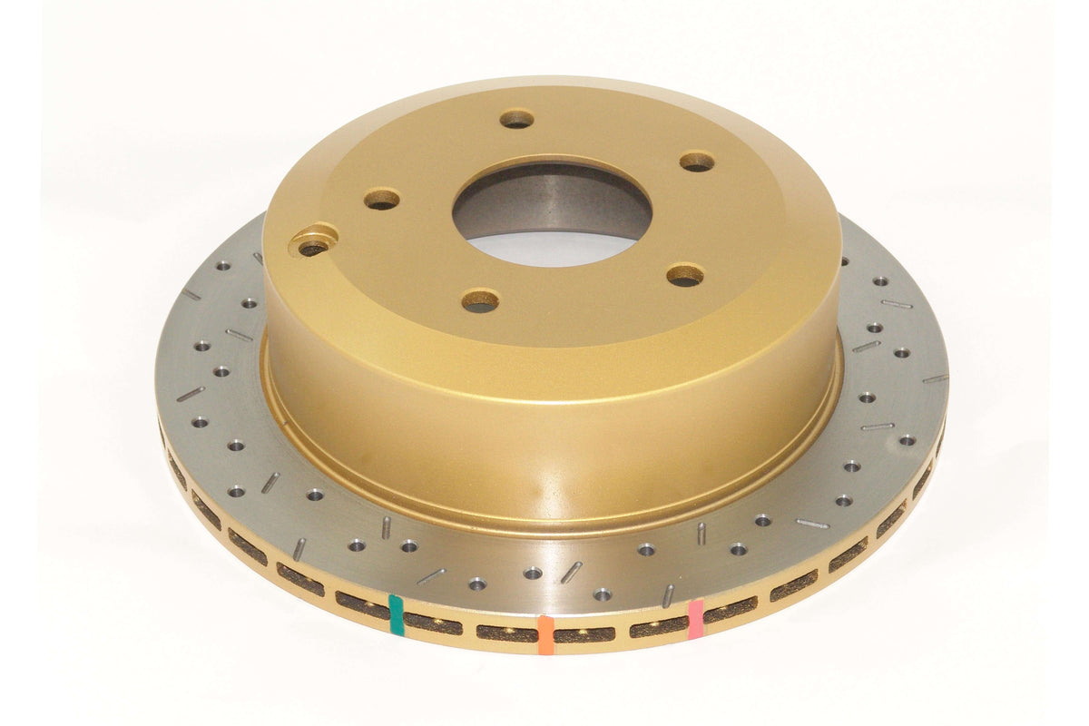 DBA 05 Pontiac GTO Rear Slotted & Drilled 4000 Series Rotor - DBA42021XS