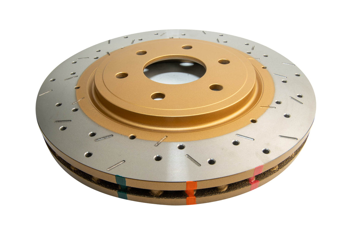 DBA 05-07 Nissan Frontier 4.0L 2WD/4WD Front Drilled & Slotted 4000 Series Rotor - DBA42310XS
